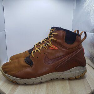 Nike Koth Ultra Mid 749484 224 Mens Shoes Boots Trainers Leather Brown Size 12